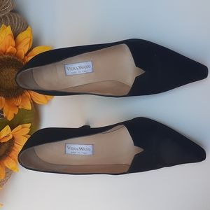 Vera Wang black pumps heel size 5
